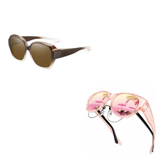 LAST DAY BUY 1 GET 1 FREE😎 Fitover Polarized Sunglasses for Myopia | UV400 & Anti-Blue Light | Ultra-Light Cat-Eye