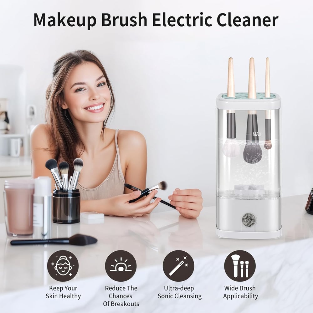 💄 Electric Makeup Multi-Functional Cosmetic Brush Cleaner