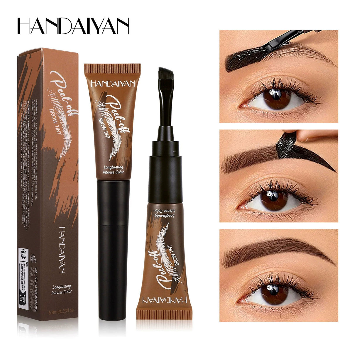 🔥Last Day Buy 1 Get 1 Free🎁5-Color Tear-Off Brow Tint – Waterproof, Long-Lasting Pigment for Precise & Wild Brows, Easy-to-Use