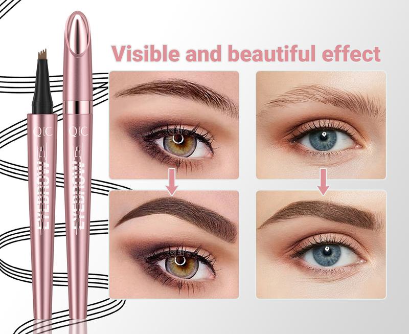 🔥Last Day 49% Off✨3D Waterproof Microblading Eyebrow Pen 4 Fork Tip Tattoo Pencil