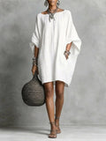 🔥Summer Casual Dress, Relaxed Fit  Oversized Tunic for Beach & Vacation