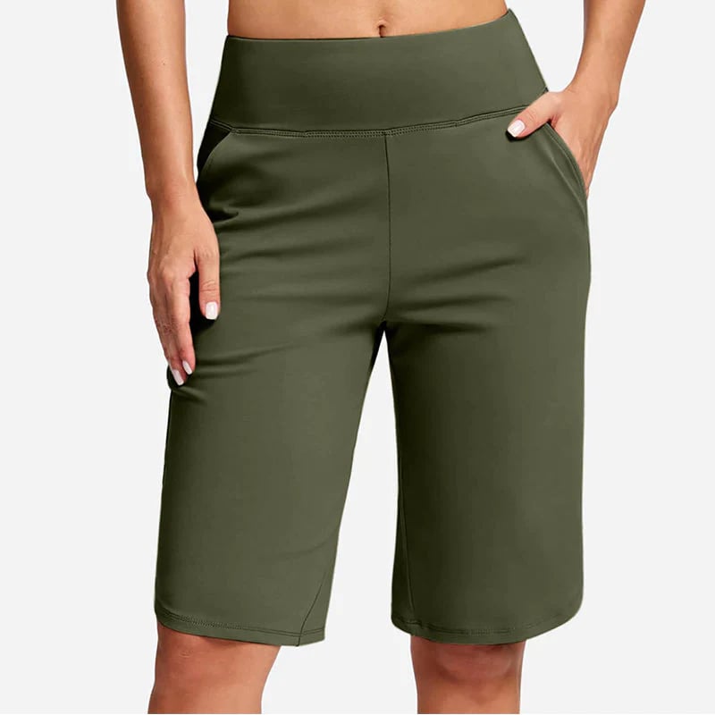 🌓Last Day 49% OFF-🔥Women's High-Waist Yoga Shorts with Pockets