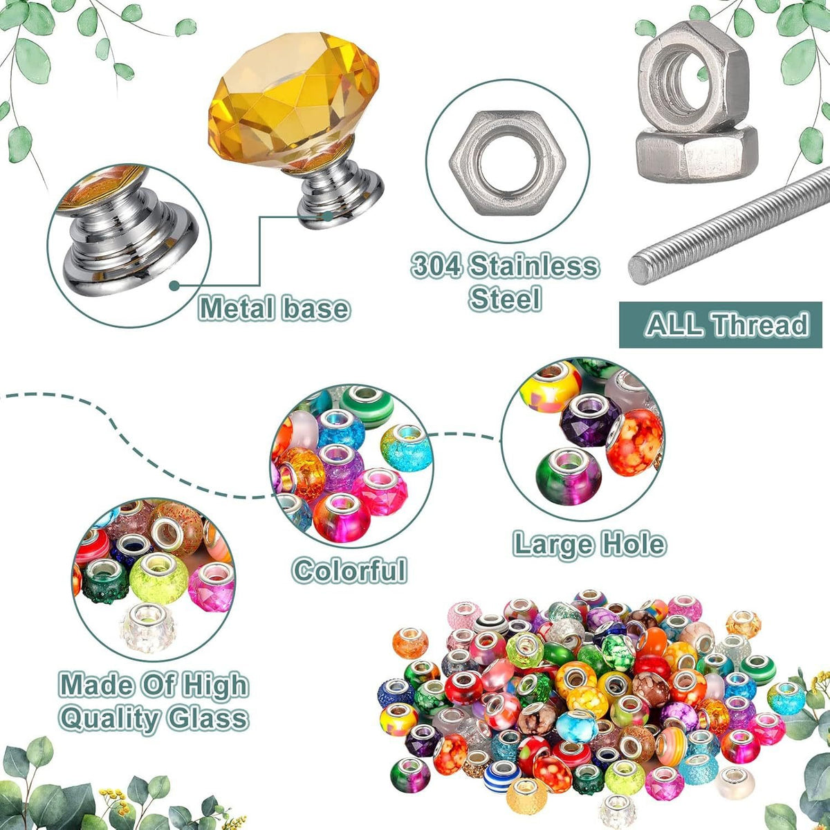 49%OFF🔥DIY Fairy Wand Garden Stake Beads Kits