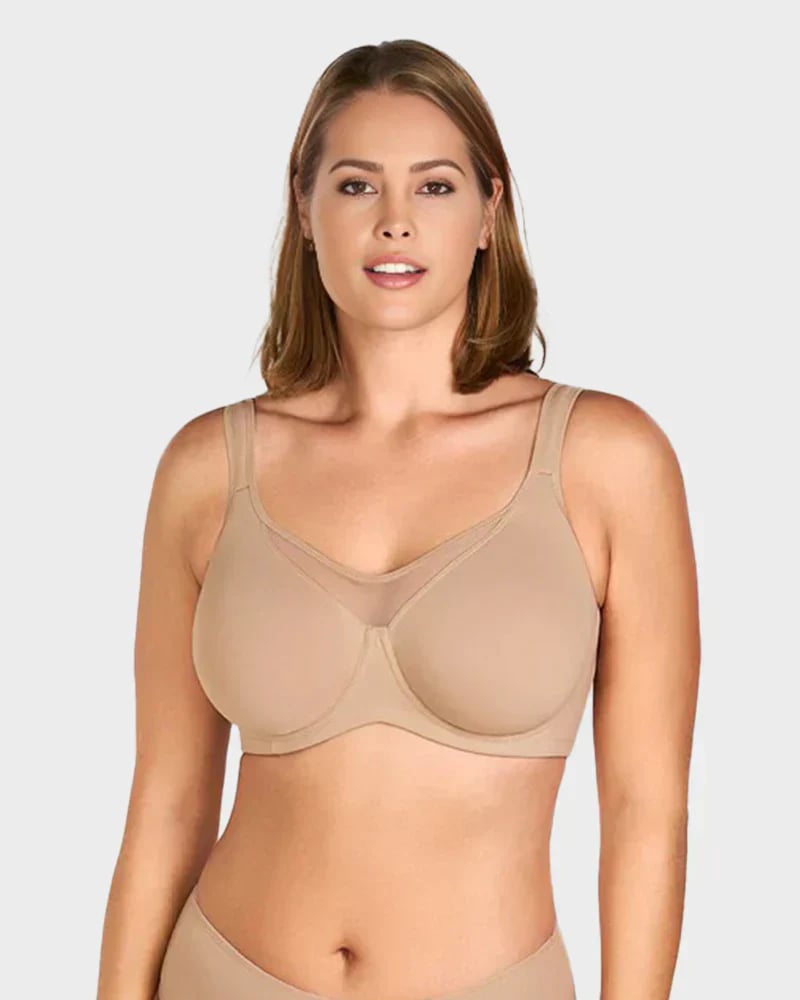💐Women's Elegant Sheer Full Coverage Minimizer Bra