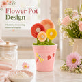 🌸 Flower Pot Ceramic Measuring Spoon Set 🥄
