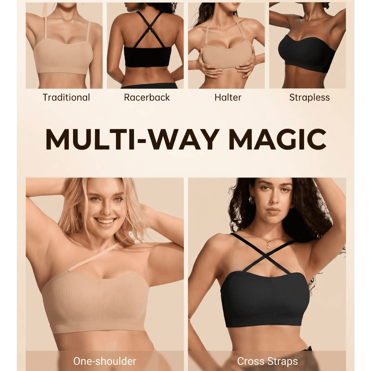 The Bandeau - strapless bra