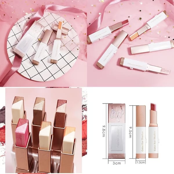 🔥Last Day 49% OFF✨Matte Two Color Eyeshadow Stick Set