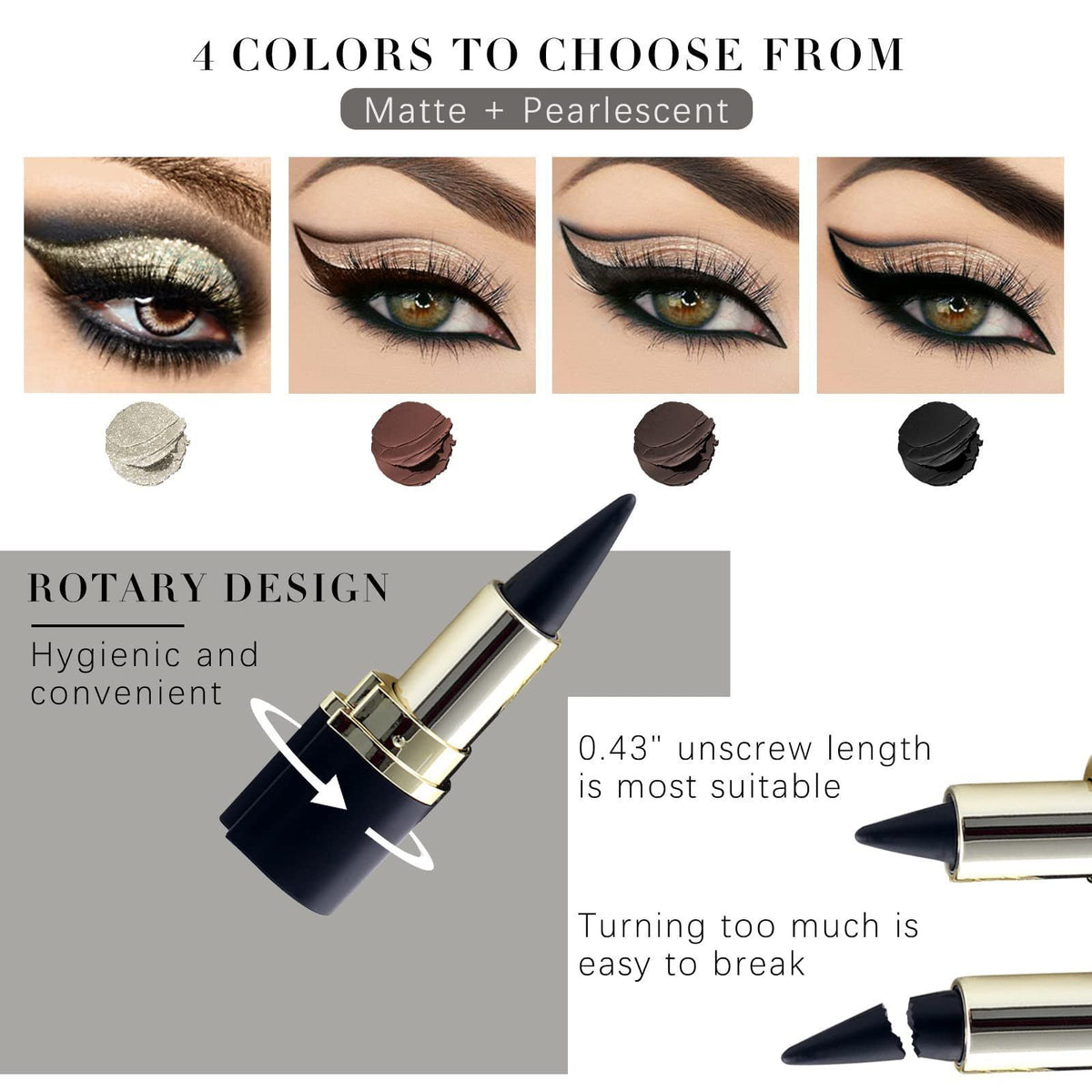 🔥Last Day 49% OFF-Matte Quick-Dry Eyeliner – Waterproof, Smudge-Proof & Gift-Ready! 💄🎁