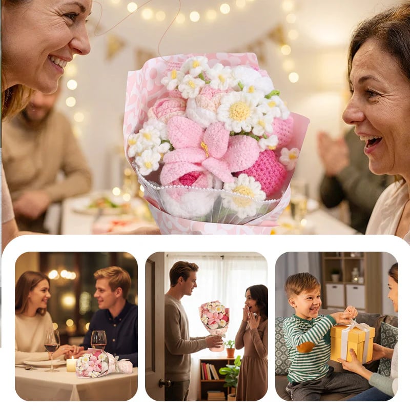 🔥2026 New Arrivals 49% Off for a Limited Time💐Handmade Crochet Flower Bouquet