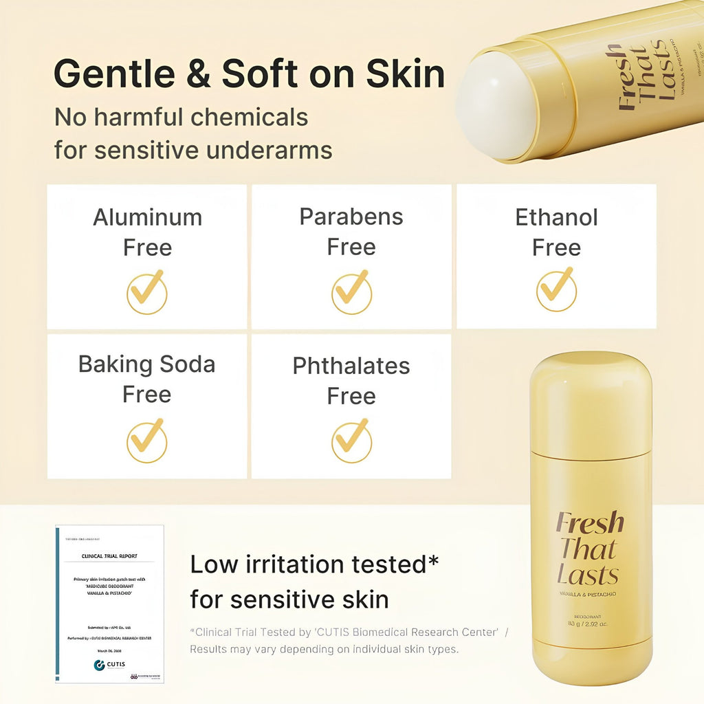 Medical Grade Vanilla Deodorant – 24H Odour Control with Skin-Nourishing Plant Oils🌞