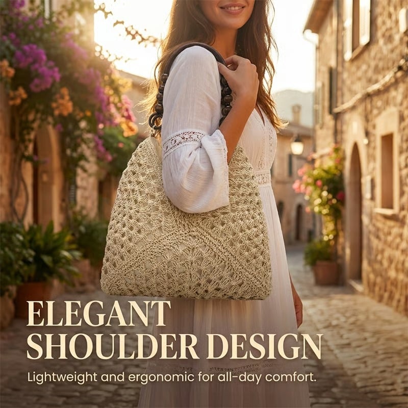 🌓Last Day 49% OFF-✨Woven Straw Shoulder Bag