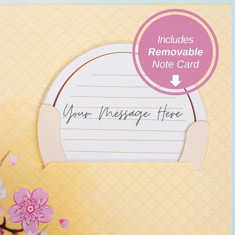 💌2-in-1 Gift & Décor for Every Moment🌸3D Flower Bouquet Pop Up Card