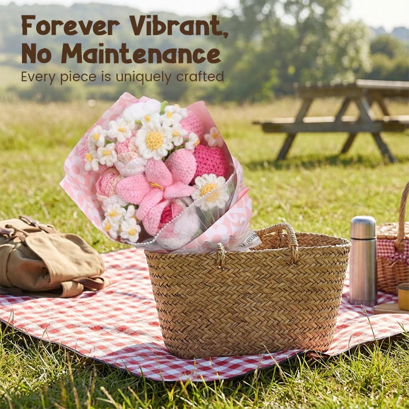 🔥2026 New Arrivals 49% Off for a Limited Time💐Handmade Crochet Flower Bouquet