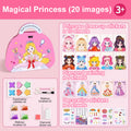 2026 New Top Best Gift ✨ Special Diamond Painting & Princess Book Makeup Craft Kits Foil Art Books Set Play on Paper