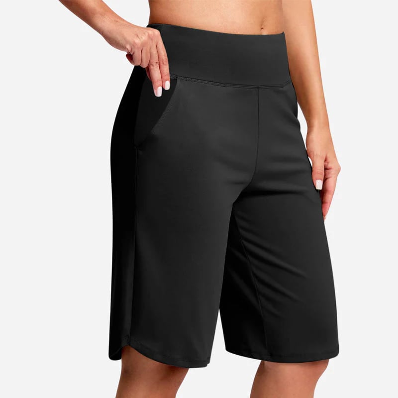 🌓Last Day 49% OFF-🔥Women's High-Waist Yoga Shorts with Pockets