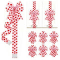 🔥Valentine's Day Pink Heart Large Bow Decoration - 79x2.4 Inches