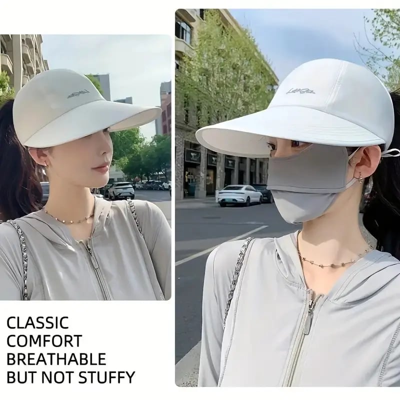 ☀Lightweight UPF Sun Protection Baseball Hat for Men and Women,Adjustable Velcro Closure, All-Season Elastic Design