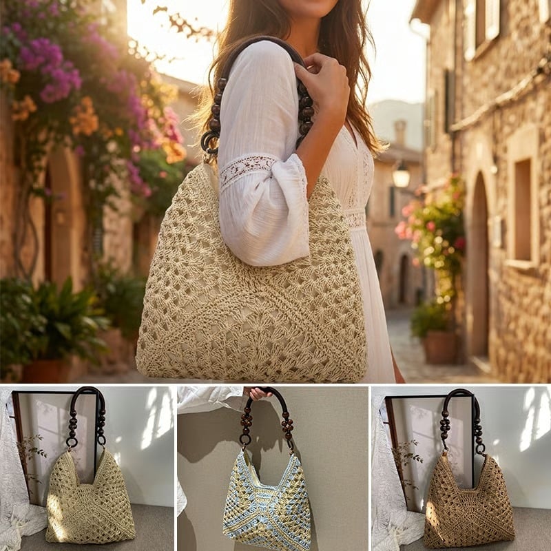 🌓Last Day 49% OFF-✨Woven Straw Shoulder Bag