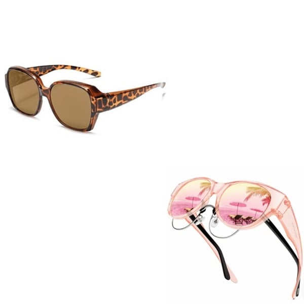 LAST DAY BUY 1 GET 1 FREE😎 Fitover Polarized Sunglasses for Myopia | UV400 & Anti-Blue Light | Ultra-Light Cat-Eye