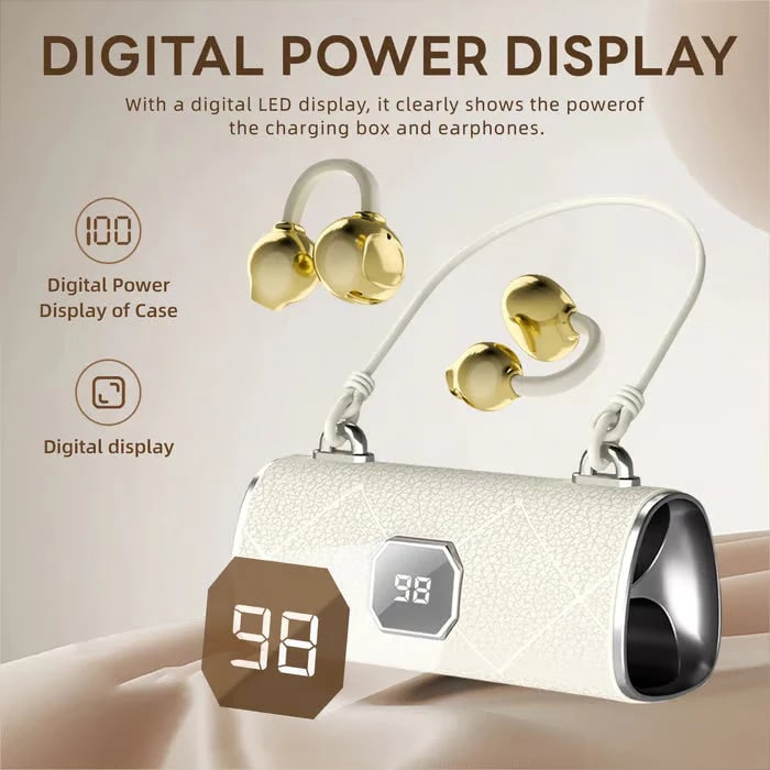 ⏰49% OFF✨💞Fashionable Clip-On Wireless Headphones with Handbag