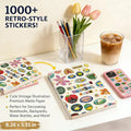 🍓✨2026 New "Girlhood" Sticker Book: 1260+ Pcs Aesthetic Stickers & 55 Pages of Retro Ephemera