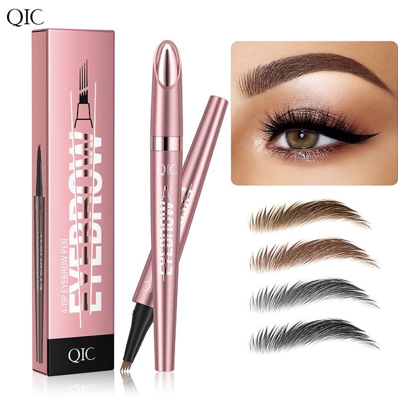 🔥Last Day 49% Off✨3D Waterproof Microblading Eyebrow Pen 4 Fork Tip Tattoo Pencil
