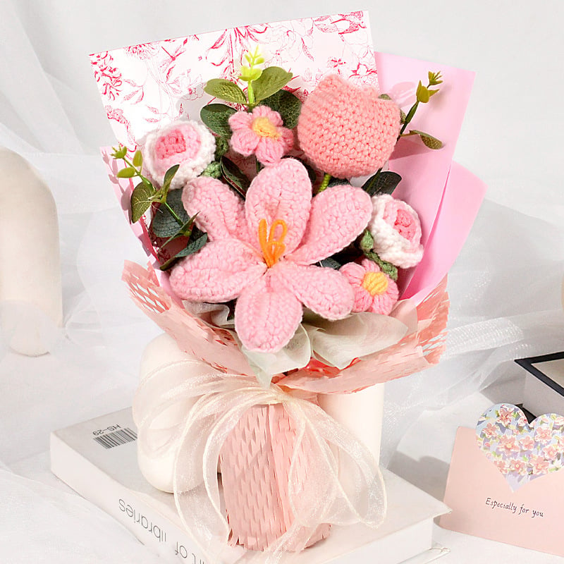 🔥2026 New Arrivals 49% Off for a Limited Time💐Handmade Crochet Flower Bouquet