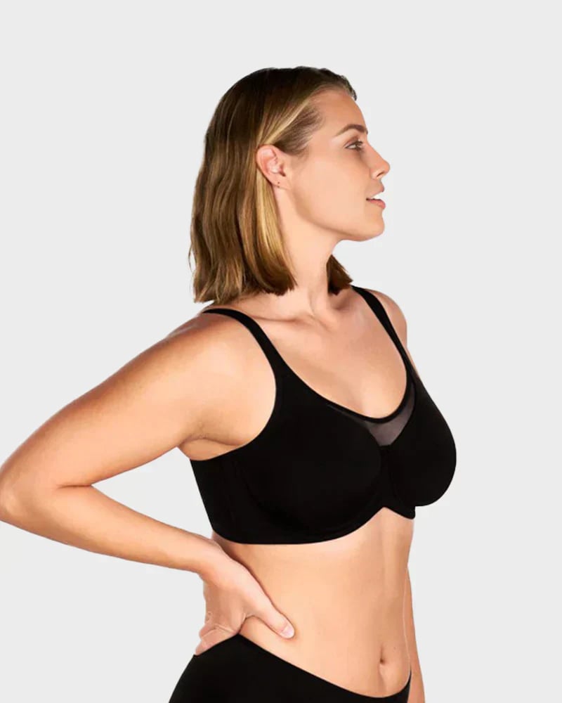 💐Women's Elegant Sheer Full Coverage Minimizer Bra