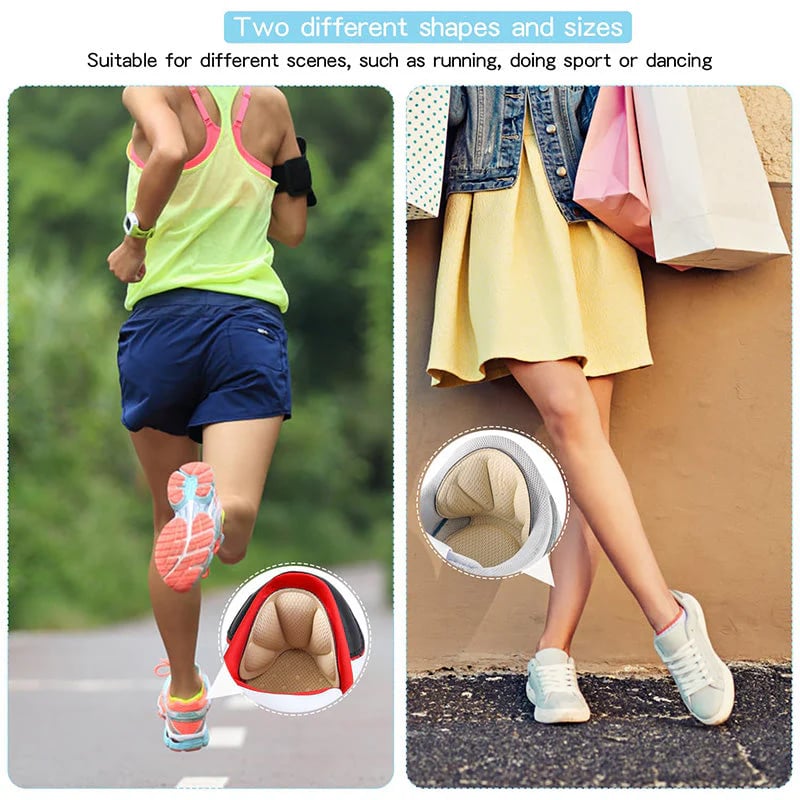 👠 ✨ Cuttable Adhesive Back of Heel Grips Inserts – Comfortable, Discreet & Prevents Blisters 👣