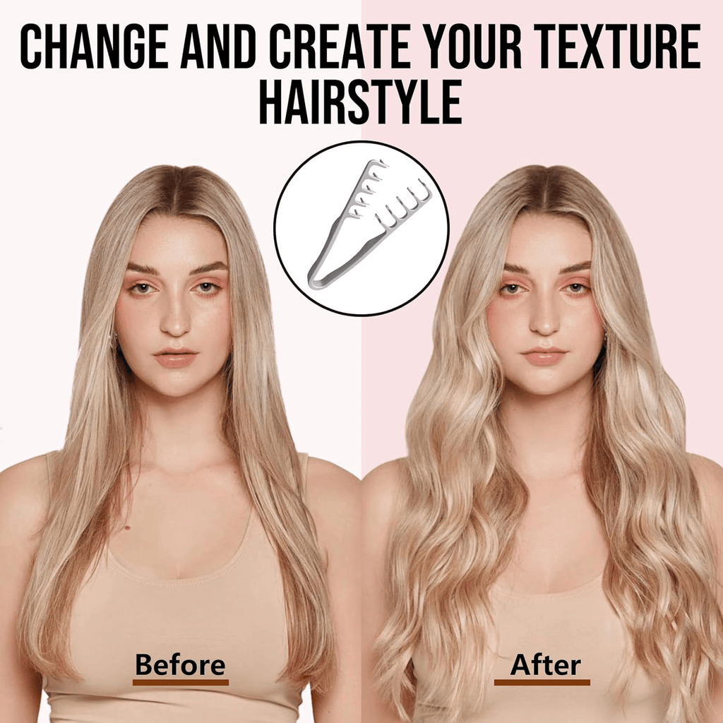 💇2026 Upgrade Volumizing Comb, Wide-Tooth Styling for Men & Women-✨ Buy 1 Get 1 Free