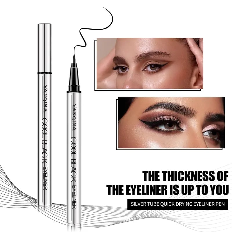 🌓Last Day 49% OFF-Long-lasting Waterproof Eyeliner - Vegan, 24H Smooth & Lightweight Creamy