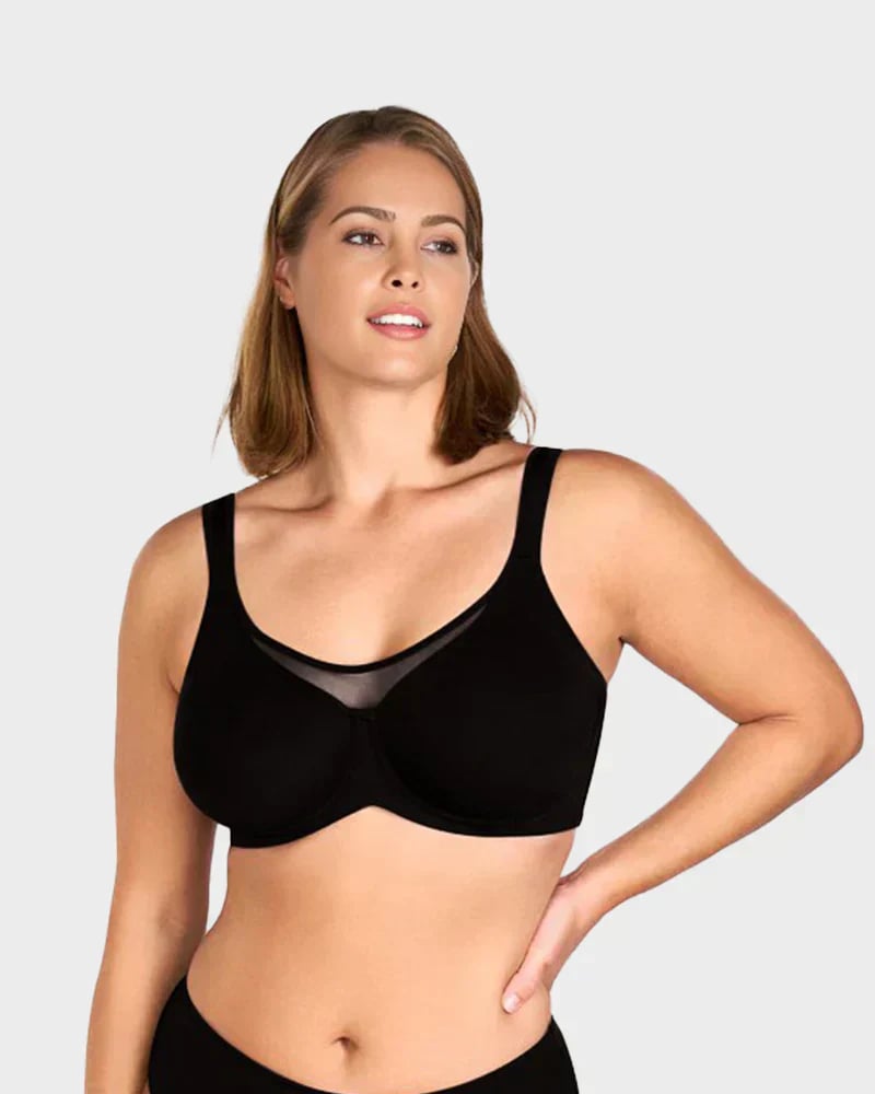 💐Women's Elegant Sheer Full Coverage Minimizer Bra
