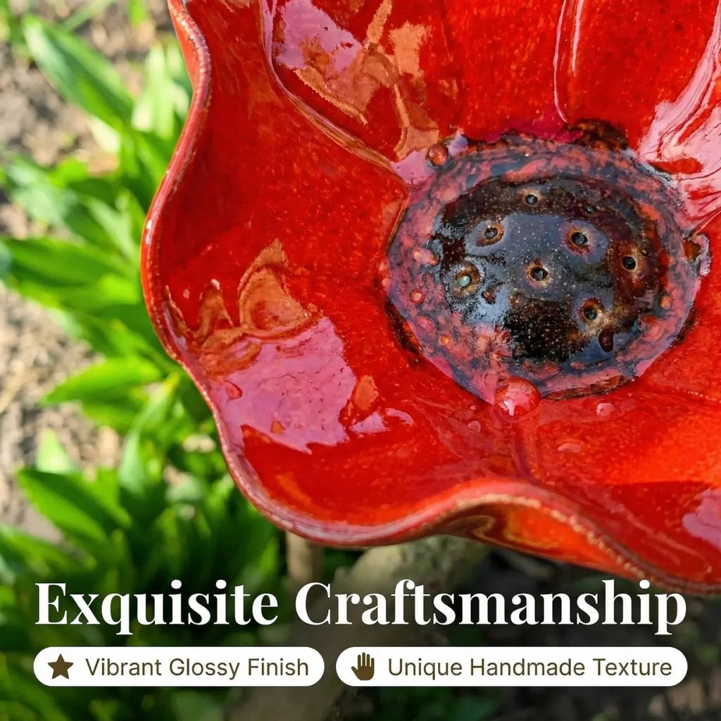 💖🎁Early Spring Limited-Time 50% Off--🎁Handmade Metal Flower Garden Stake🐦