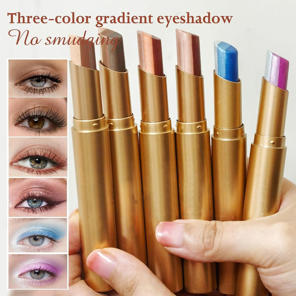 ✨Three-color Shade Cream Eye shadow Stick | Smooth & Blendable