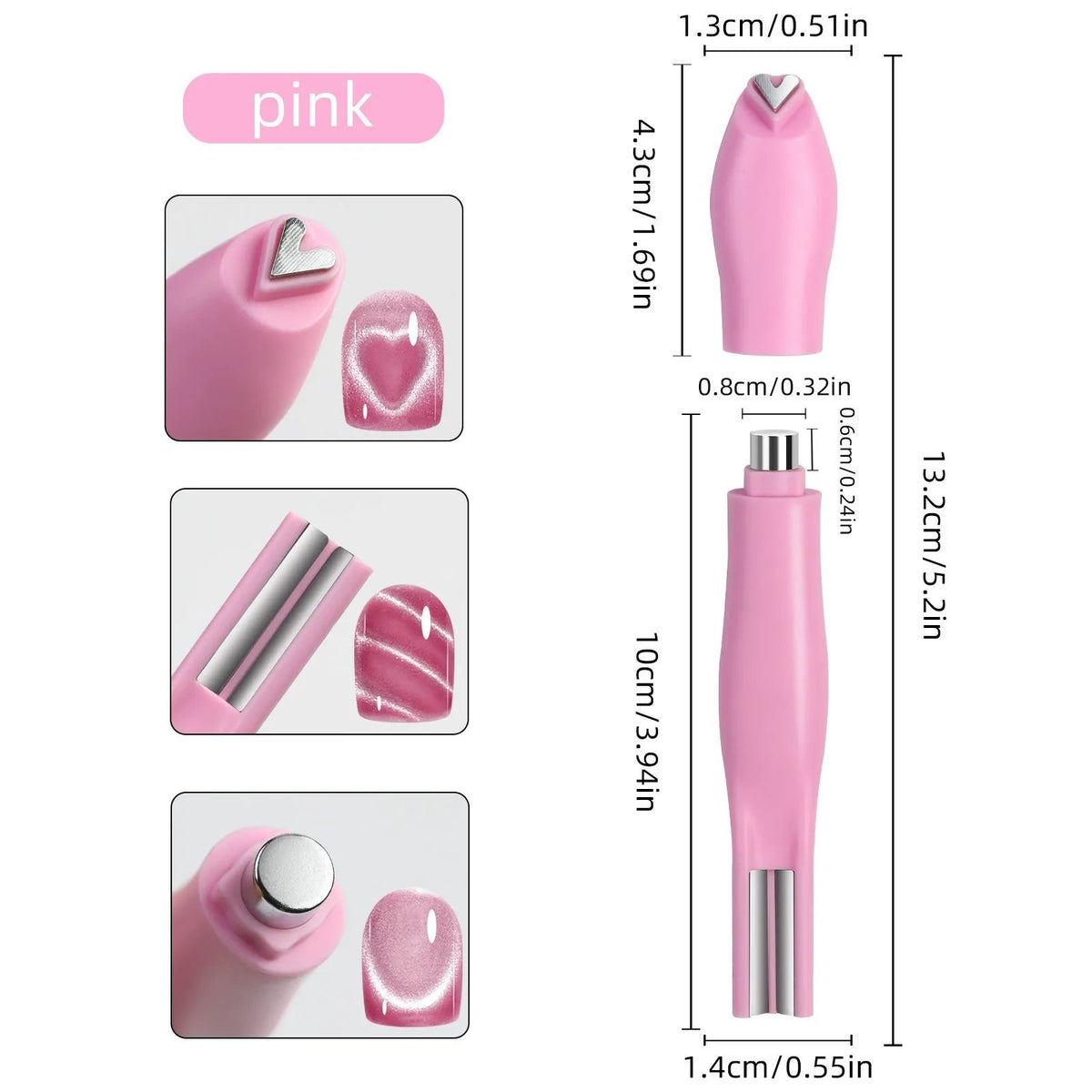 💕Hot sale 49% OFF💅✨ 3-in-1 Cat Eye Nail Magnet Tool