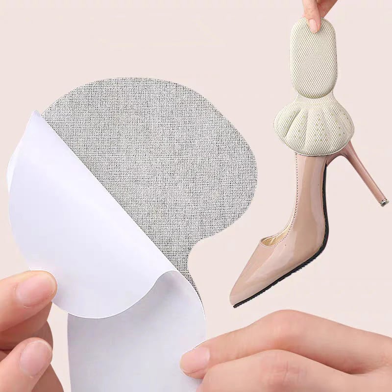 👠 ✨ Cuttable Adhesive Back of Heel Grips Inserts – Comfortable, Discreet & Prevents Blisters 👣