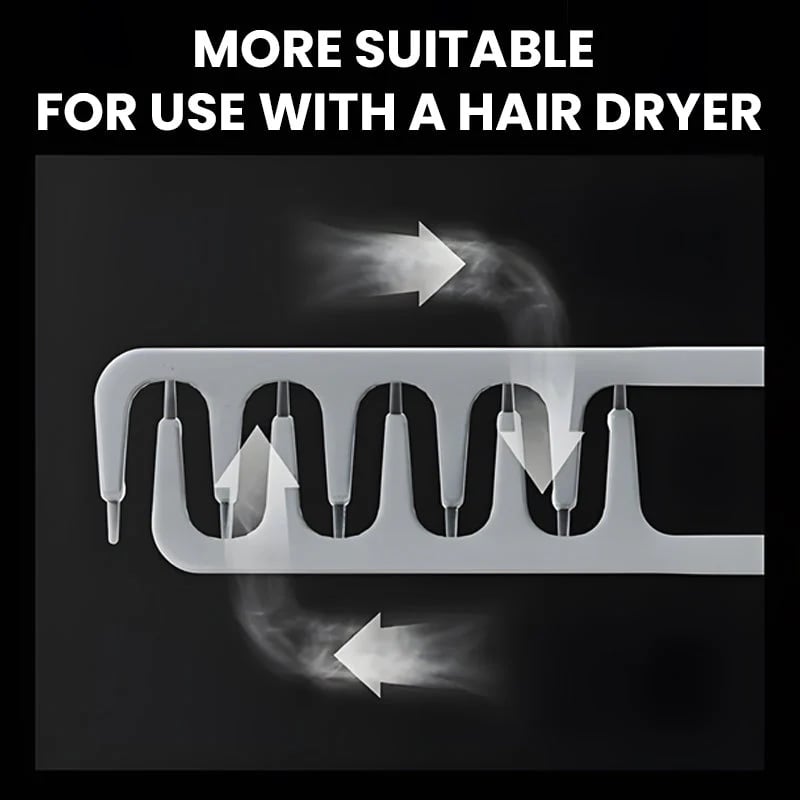 💇2026 Upgrade Volumizing Comb, Wide-Tooth Styling for Men & Women-✨ Buy 1 Get 1 Free