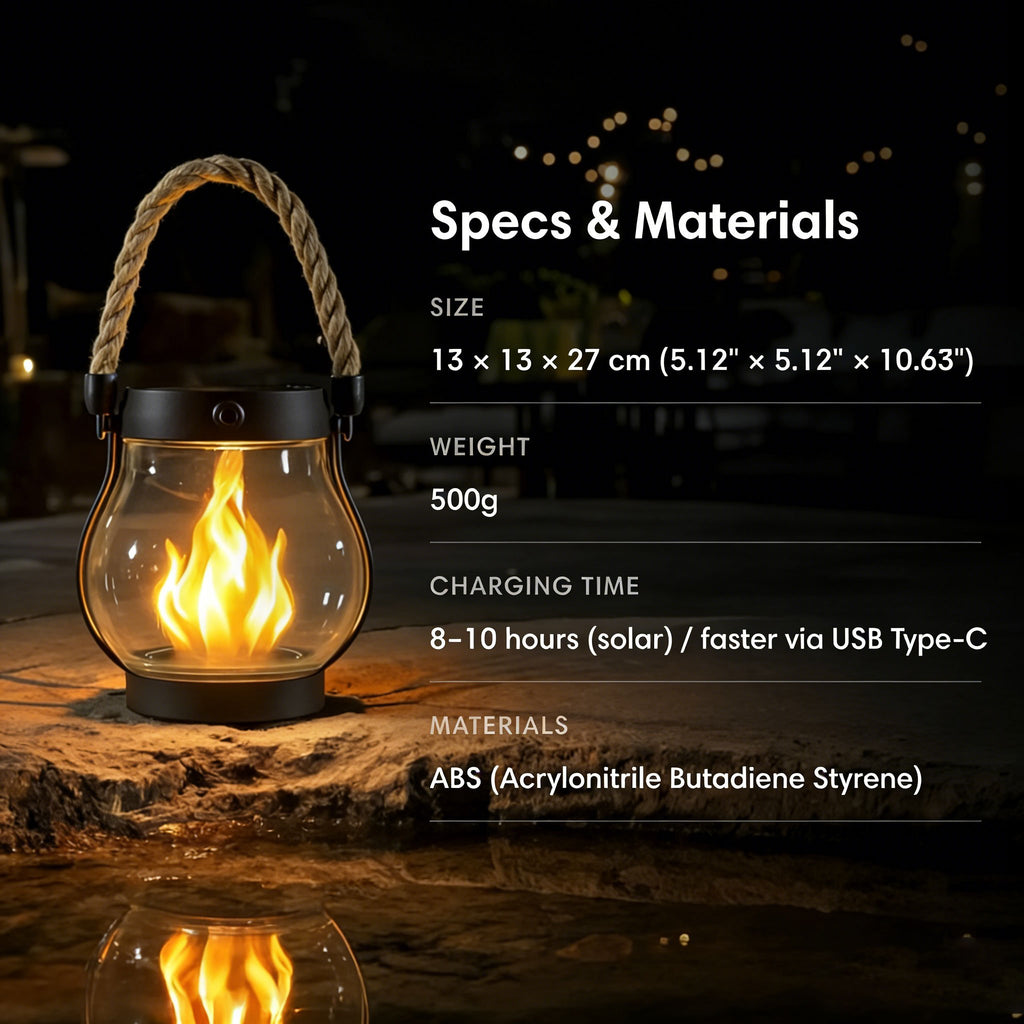 🔥 Solar Garden Lanterns – No Wiring, Auto-On at Dusk! Last Chance Before They're Gone!