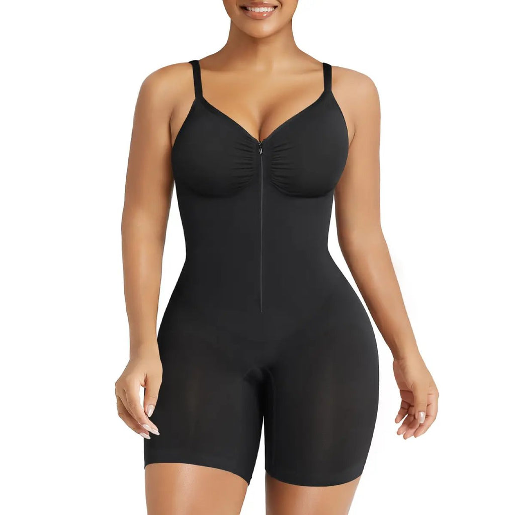 🔥 Sculpting Seamless Bodysuit — Tummy Control Shapewear with Zipper Support