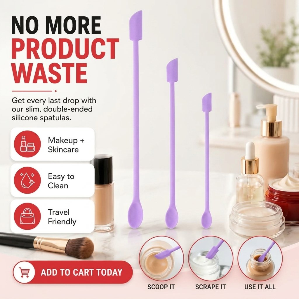 💖Mini Silicone Spatula Set for Makeup and Skincare