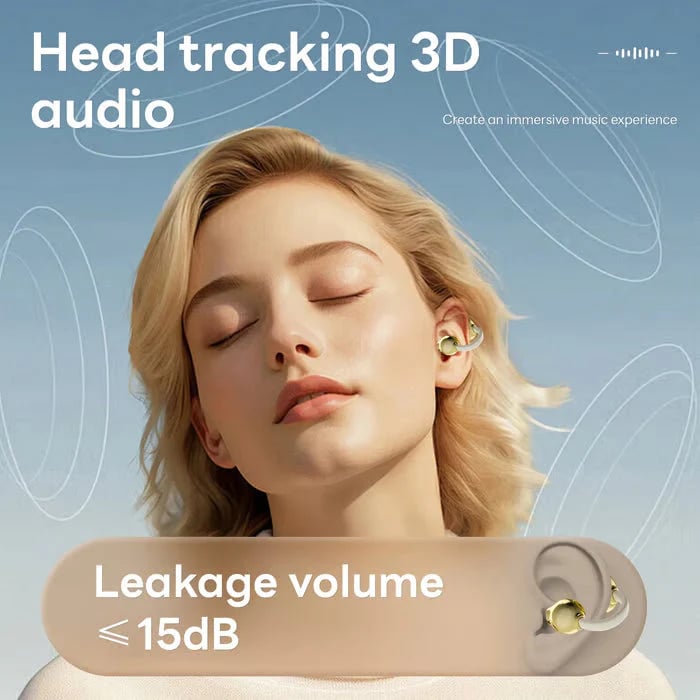 ⏰49% OFF✨💞Fashionable Clip-On Wireless Headphones with Handbag