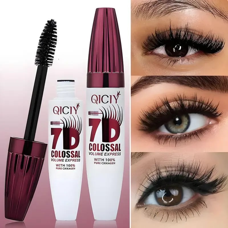 🏆1 Bestselling🏆7D Waterproof Volume Mascara, Long Lasting Natural Curling Lashes for Professional Eye Makeup