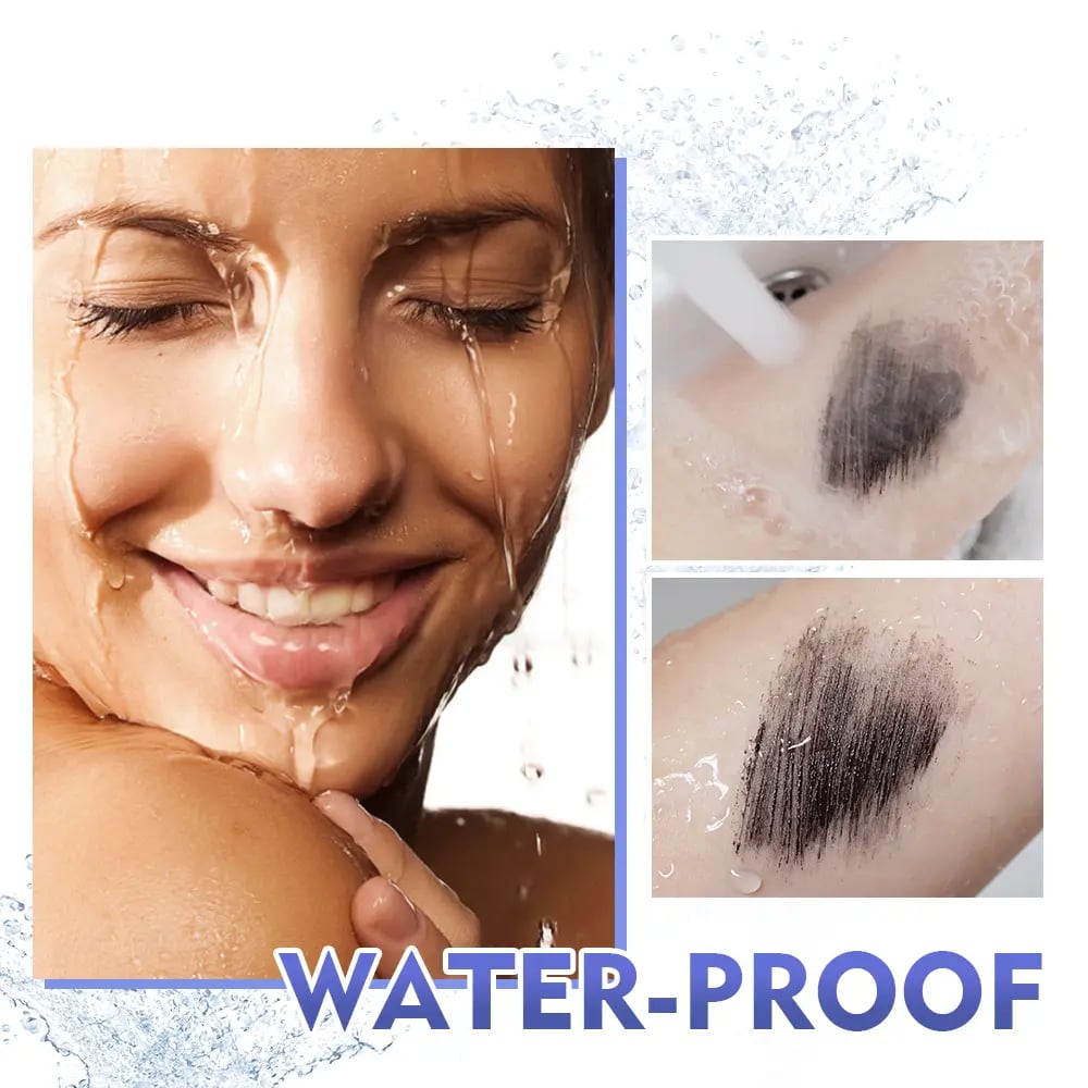 Waterproof Mascara Black Volume Lengthening Smudge-proof Eyelashes Eye Makeup