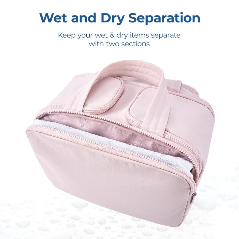 🔥Last Day 49% OFF✨Large Travel Cosmetic Bag | Wide-Open Puffy Toiletry Organizer