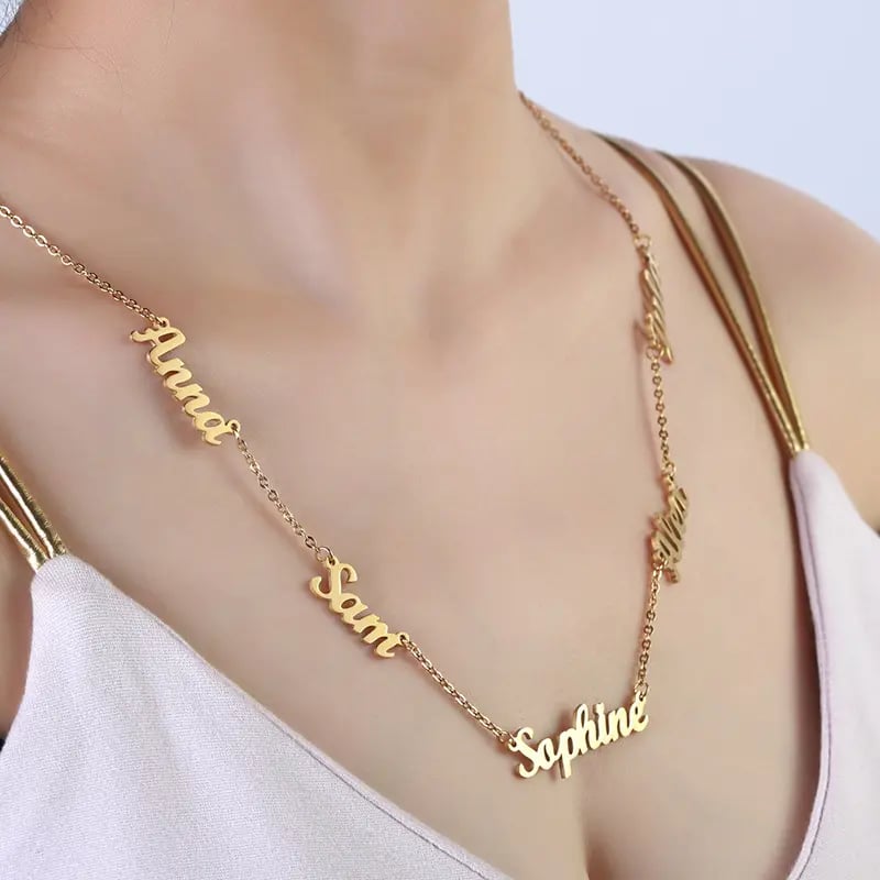 🔥Mother's Day Special Offer 50% OFF - Personalized Multi-Name Necklace for Mother's Day