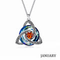 ✝️Birthstone Celtic Trinity Knot Necklace ✨