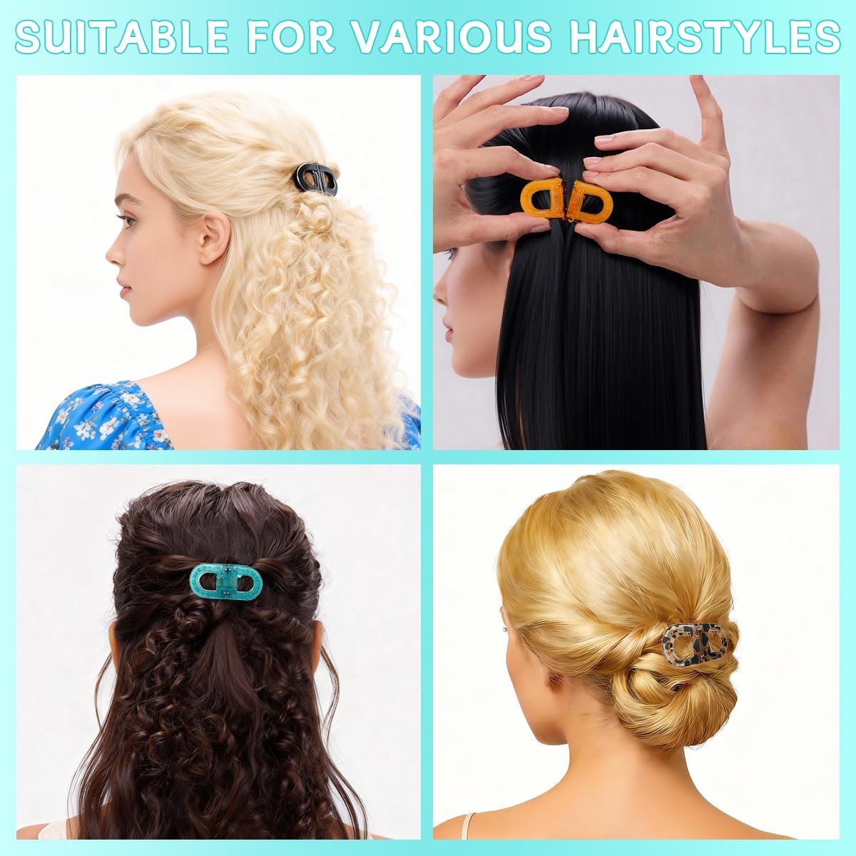 🔥Last Day 49% OFF✨Magnetic Hair Clip – Secure Hold, No Slipping
