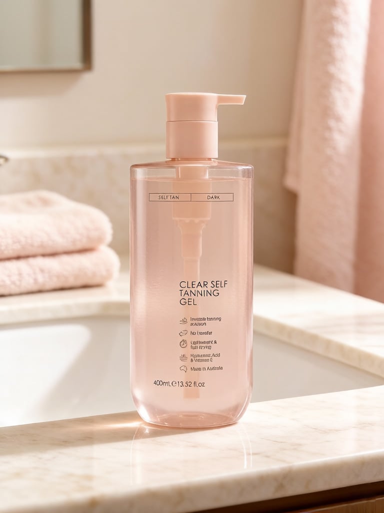 Clear Self Tanning Gel☀️Sun-assisted tanning takes just 4–6 hours