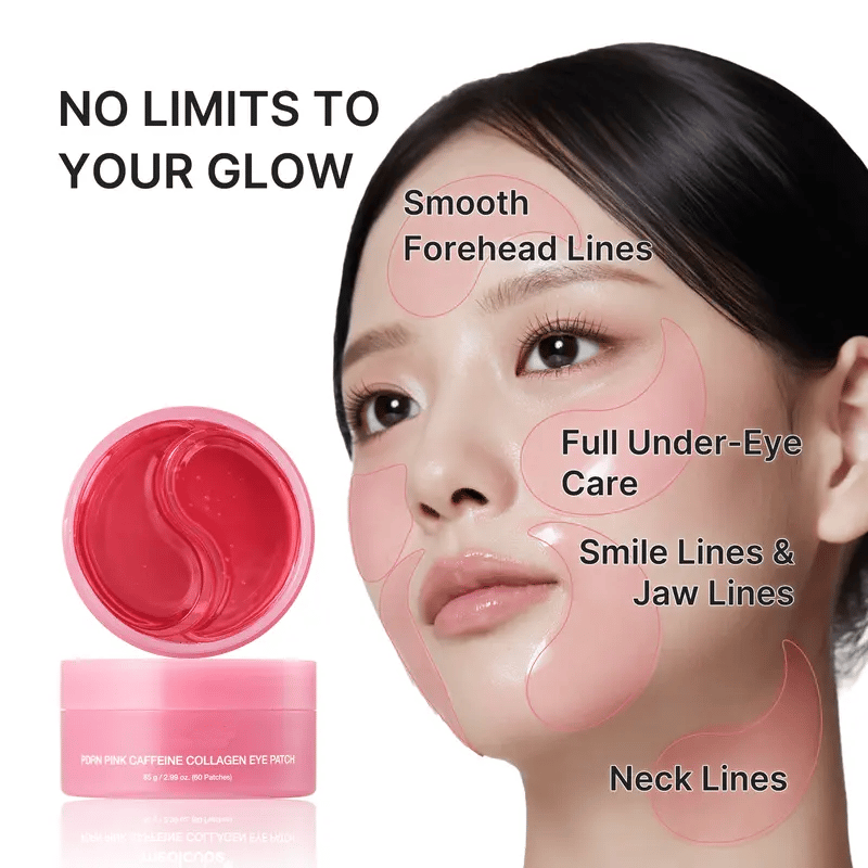 ⏰49% OFF✨PDRN Pink Caffeine Collagen Eye Patch – Firm, Plump & Revive Your Under-Eyes