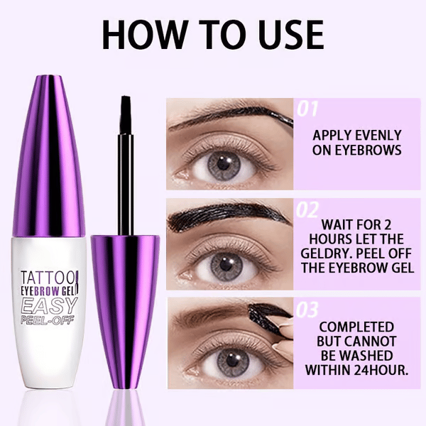 🔥Tattoo Eyebrow Gel - Enjoy easy eyebrow styling